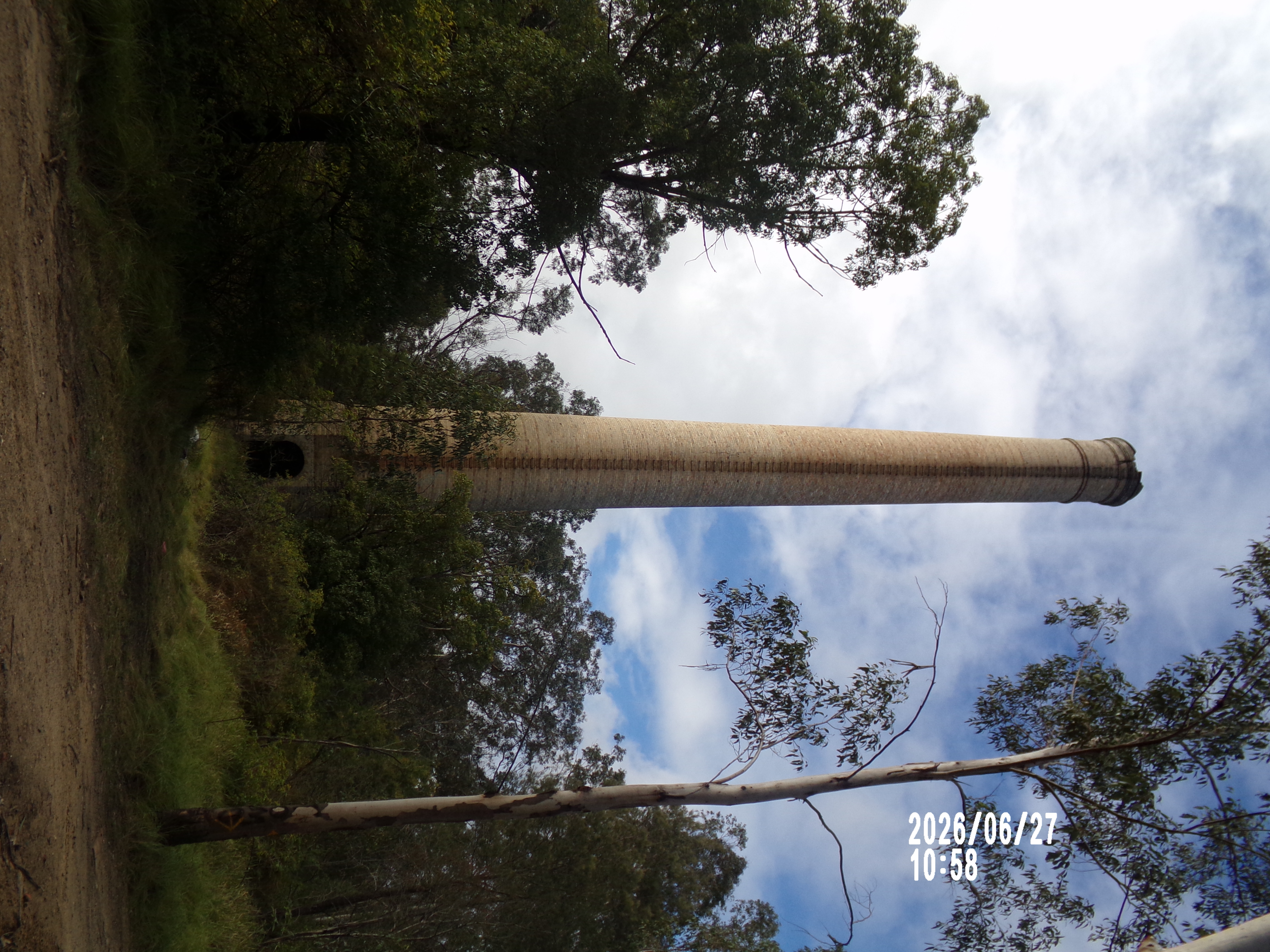 The chimney at Aberdare South Mine
